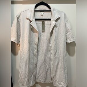 J Crew - Camp collar sweater tee - Medium